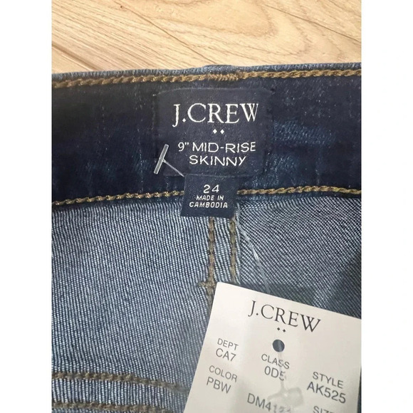 J crew 9" mid-rise skinny jean in signature stretch - Picture 6 of 8